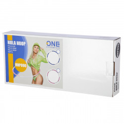 Hhp090 Blue-White Hula Hop 0,4Kg 90Cm One Fitness