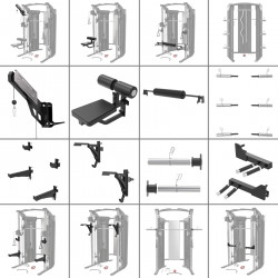 Cyklop 10 Atlas Do Ćwiczeń Z Suwnicą Smitha Semi Commercial Hms