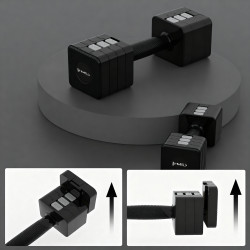Hl02 Hantle Regulowane Black 2 X 5 Kg Hms
