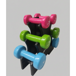 Zestaw Hantli Fitness Winylowych 12 Kg Ze Stojakiem - Upform