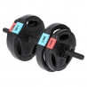Sgsp60 Set (3 Części) Sztanga I Sztangielki Kompozyt 62 Kg Hms