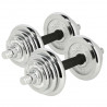 Stc21 Sztangielki/Sztanga W Walizce Chrom 2X10Kg Hms