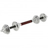 Stc21 Sztangielki/Sztanga W Walizce Chrom 2X10Kg Hms