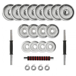 Stc21 Sztangielki/Sztanga W Walizce Chrom 2X10Kg Hms