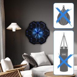 Tb02 Elektroniczna Tarcza Bokserska Bluetooth Z Muzyką I Rękawicami Hms