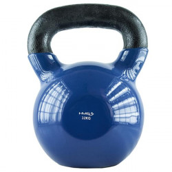 Knv32 Blue Kettlebell Żeliwny Pokryty Winylem Hms