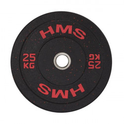 Htbr25 Red Talerz Olimpijski Bumper 25 Kg Hms