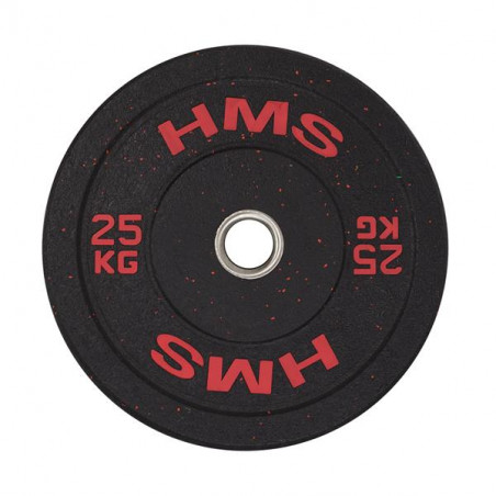 Htbr25 Red Talerz Olimpijski Bumper 25 Kg Hms