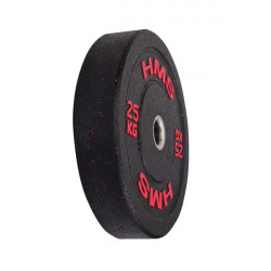 Htbr25 Red Talerz Olimpijski Bumper 25 Kg Hms