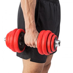 Sggx30 Sztangielki Gumowane 30Kg Hms