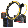 Zestaw Hula Hop Magnetyczny Black/Yellow Hhm21 Z Licznikiem Hms + Pas Wyszczuplający Br1313