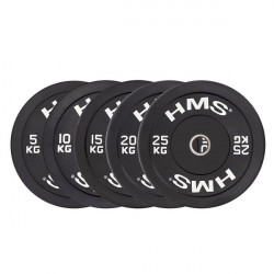 Bbr25 Black Talerz Olimpijski Bumper 25 Kg Hms