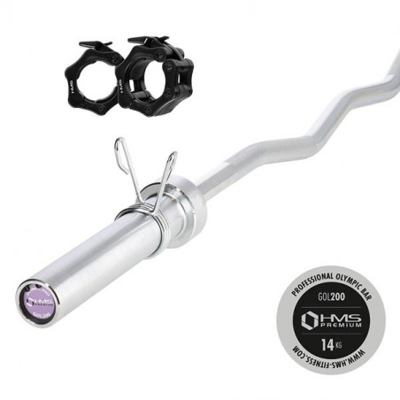 Gol200 + (Zg 1000B) Gryf Olimpijski Łamany 13.5Kg 1500Mm Hms Premium