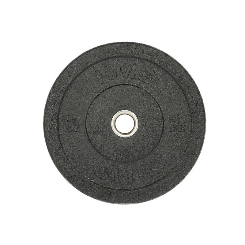 Chtbr25 Black Talerz Olimpijski Bumper 25 Kg Hms Chtbr25 Black Talerz Olimpijski Bumper 25 Kg Hms