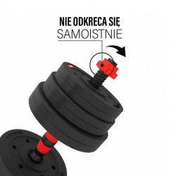 Sgp40 (2 Części) Sztangielki-Sztanga Kompozyt 40 Kg Hms