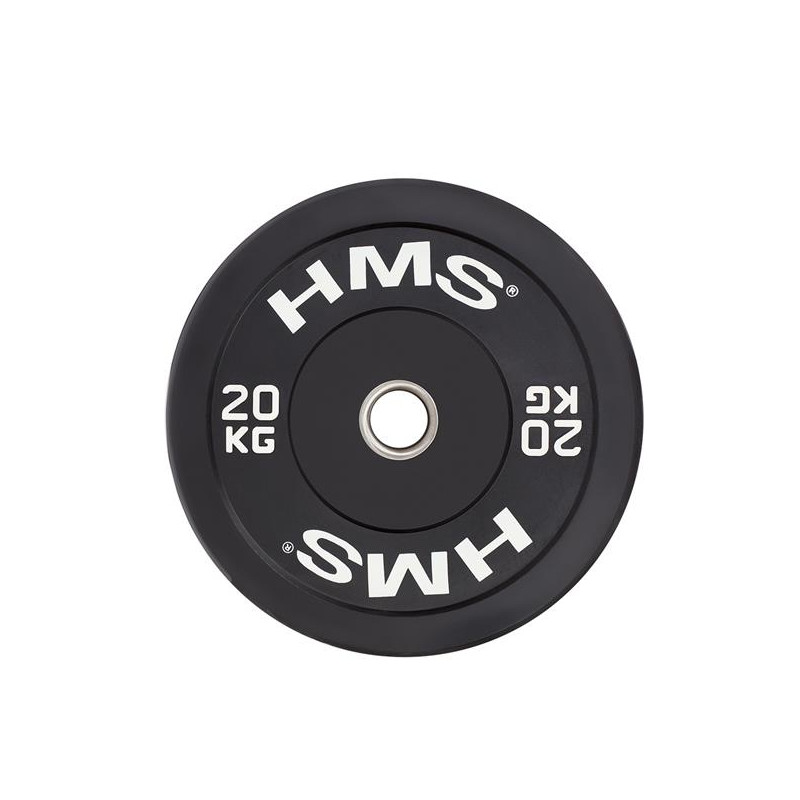 Bbr20 Black Talerz Olimpijski Bumper 20 Kg Hms Bbr20 Black Talerz Olimpijski Bumper 20 Kg Hms