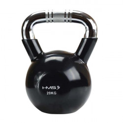 Ktc16 Black Uchwyt Chrom Radełkowany Kettlebell Żeliwny Hms