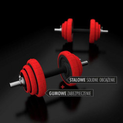 Sggx20 Sztangielki Gumowane 20Kg Hms