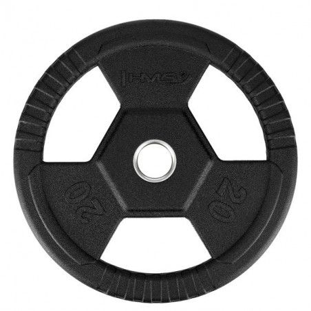Toh20 Czarny Talerz Olimpijski Ogumowany 20 Kg Hms