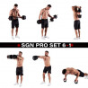 Sgn130 Pro Set 6W1 Zestaw Ciężarów 30Kg Hms