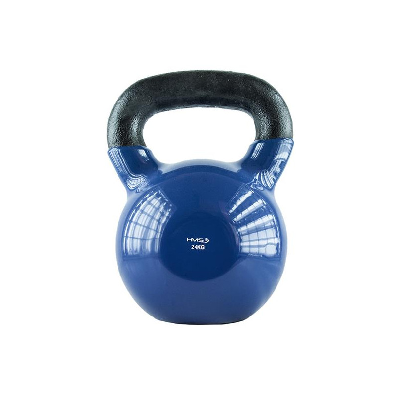 Knv24 Blue Kettlebell Żeliwny Pokryty Winylem Hms Knv24 Blue Kettlebell Żeliwny Pokryty Winylem Hms