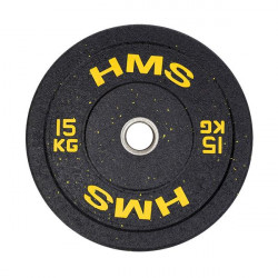 Htbr15 Yellow Talerz Olimpijski Bumper 15 Kg Hms