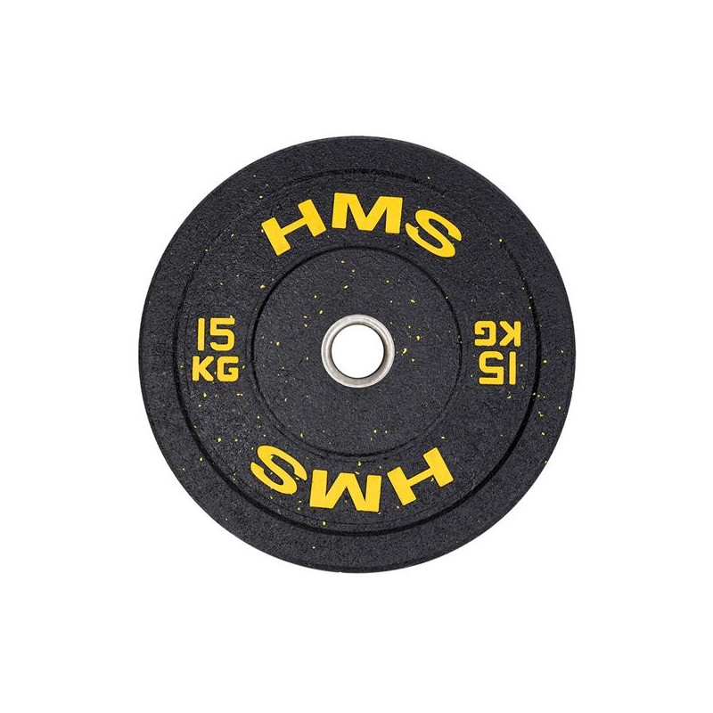 Htbr15 Yellow Talerz Olimpijski Bumper 15 Kg Hms