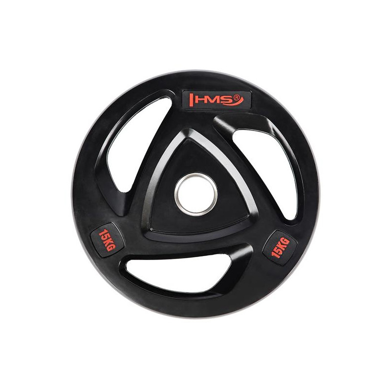 Tox15 Czarny Talerz Olimpijski Ogumowany 15 Kg Hms