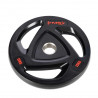 Tox15 Czarny Talerz Olimpijski Ogumowany 15 Kg Hms