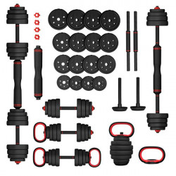 Sgx120 (2 Części)  Proset 6W1 Zestaw Ciężarów 20Kg Hms