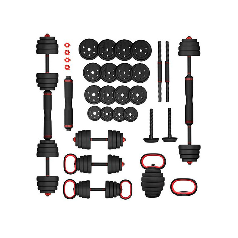 Sgx120 (2 Części) Proset 6W1 Zestaw Ciężarów 20Kg Hms Sgx120 (2 Części) Proset 6W1 Zestaw Ciężarów 20Kg Hms