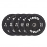 Bbr15 Black Talerz Olimpijski Bumper 15 Kg Hms
