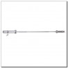 Gop120 (+Zacisk) Gryf Prosty Olimpijski 7.9Kg 1200Mm Hms