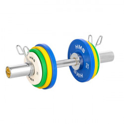 Gop050 (+Zaciski) Gryf Krótki Olimpijski 5Kg 50Cm Hms