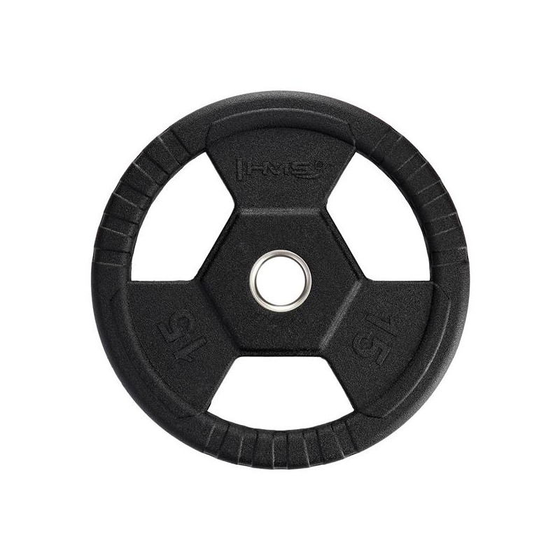 Toh15 Czarny Talerz Olimpijski Ogumowany 15 Kg Hms