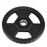 Toh15 Czarny Talerz Olimpijski Ogumowany 15 Kg Hms