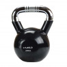 Ktc12 Black Uchwyt Chrom Radełkowany Kettlebell Żeliwny Hms