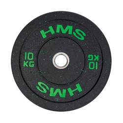 Htbr10 Green Talerz Olimpijski Bumper 10 Kg Hms