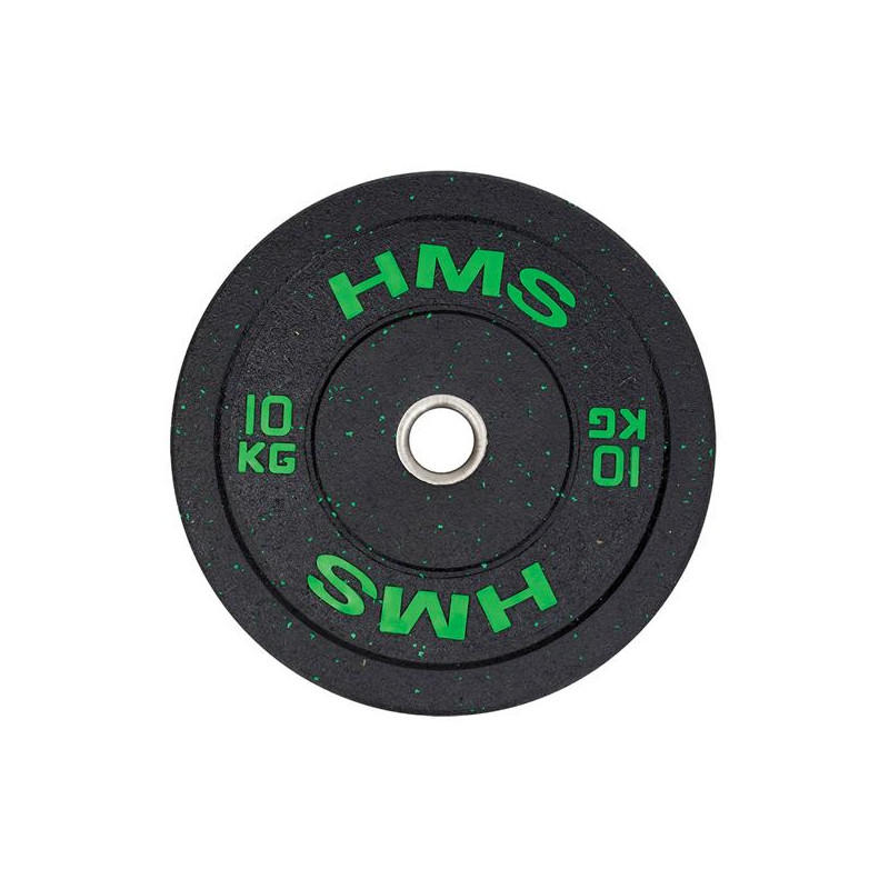 Htbr10 Green Talerz Olimpijski Bumper 10 Kg Hms