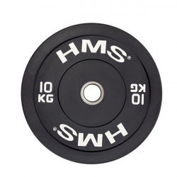 Bbr10 Black Talerz Olimpijski Bumper 10 Kg Hms