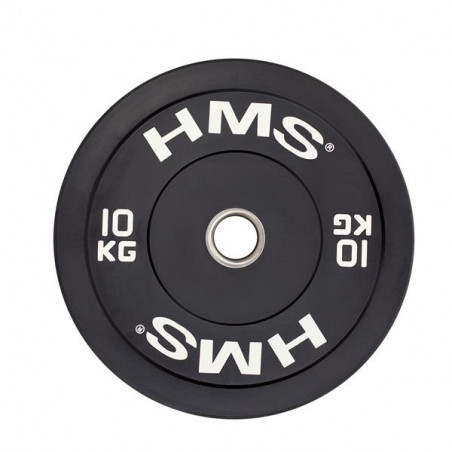 Bbr10 Black Talerz Olimpijski Bumper 10 Kg Hms