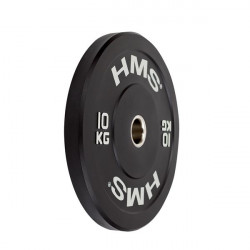 Bbr10 Black Talerz Olimpijski Bumper 10 Kg Hms