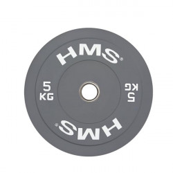 Cbr05 Gray Talerz Olimpijski Bumper 5 Kg Hms