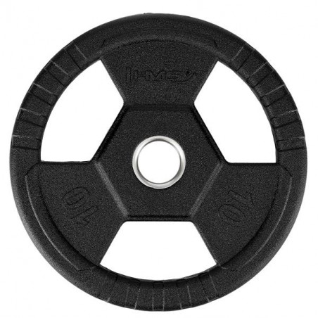 Toh10 Czarny Talerz Olimpijski Ogumowany 10 Kg Hms