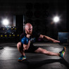 Knv10 Blue Kettlebell Żeliwny Pokryty Winylem Hms