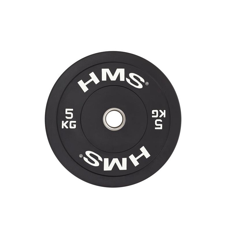 Bbr05 Black Talerz Olimpijski Bumper 5 Kg Hms