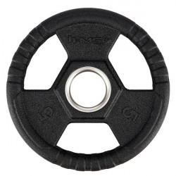 Toh05 Czarny Talerz Olimpijski Ogumowany 5 Kg Hms